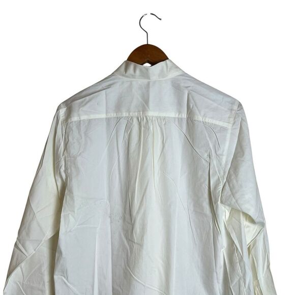 NWT! Talbots‎ off white 100% cotton button down shirt - Picture 7 of 8